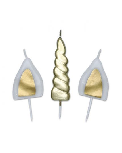 Set Candeline Picks Unicorn cm.13