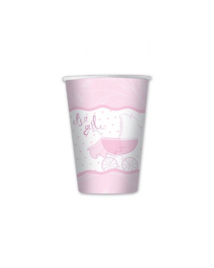 Bicchieri Carta Ø 200 cc It's a Girl / It's a Boy