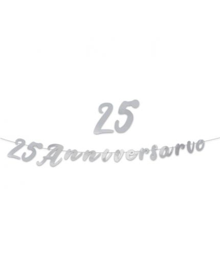 Festone Scritta 3Mt 25° Anniversario