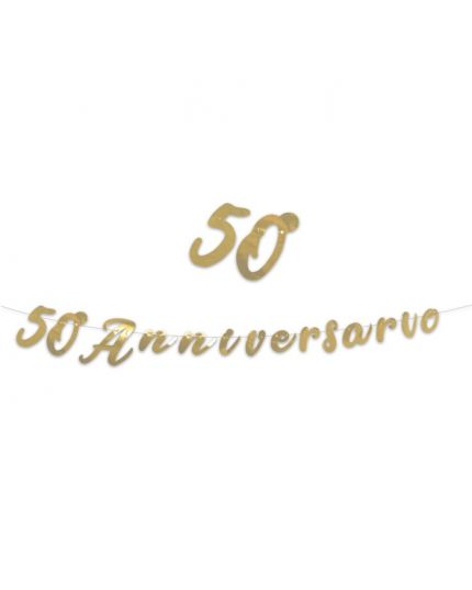 Festone Scritta 3Mt 50° Anniversario