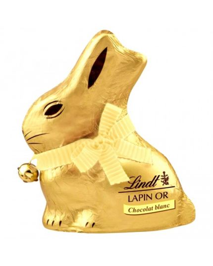 Coniglietto Gold Bunny Lindt Cioccolato Bianco 100gr  