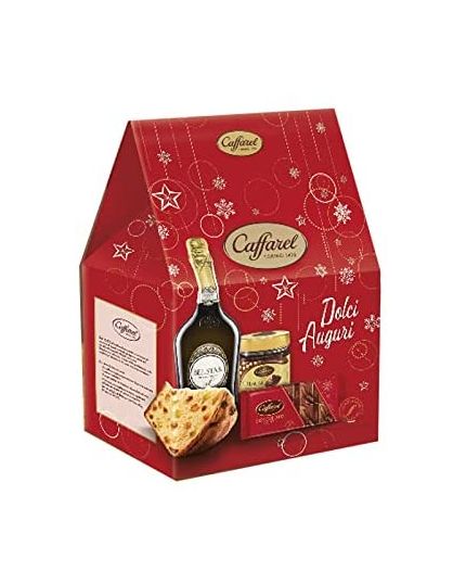 Strenna Natalizia con Panettone Caffarel 4 Pezzi