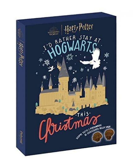 Calendario dell'Avvento Harry Potter 24 Personaggi di Cioccolata 280 gr La Scuola di Magia Hogwarts