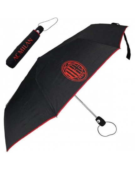 Ombrello Tascabile Ufficiale AC Milan Colori Assortiti 