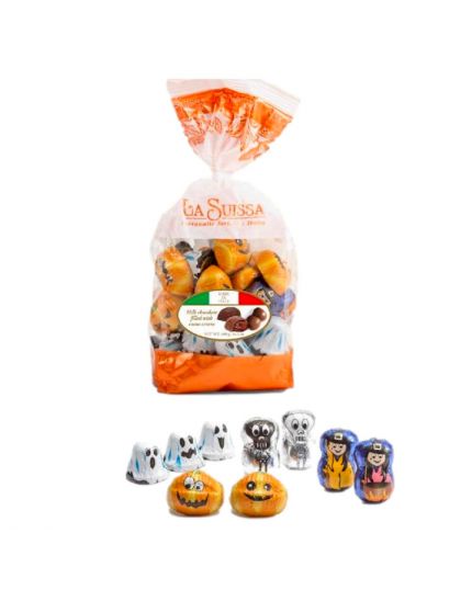 Praline di Cioccolato al Latte e Fondente Halloween La Suissa 400Gr