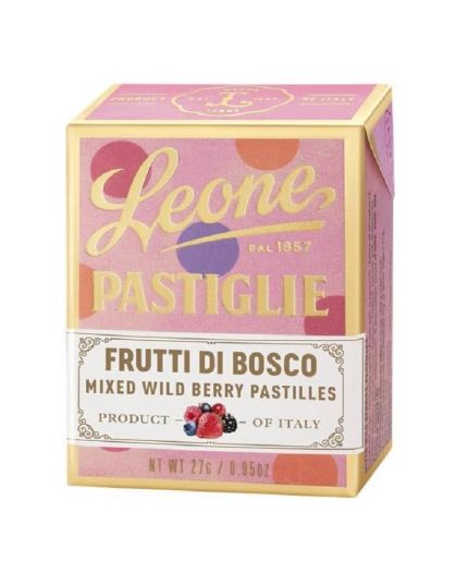 Pastiglie Leone Le Originali Gusto Frutti di Bosco in Latta 28 Grammi 