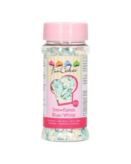 Decorazioni Zucchero Snowflakes Fun Cakes 60gr