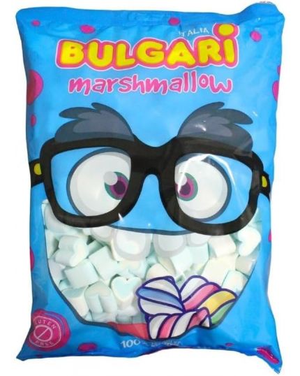Caramelle Marshmallow Bulgari Cuori Bicolore Colori Assortiti 1 Kg