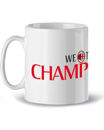 Tazza Ufficiale in Ceramica Champions AC Milan