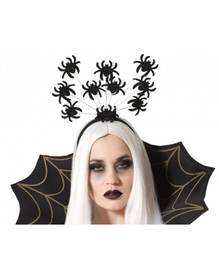 Cerchietto Halloween con Ragni