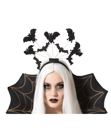 Cerchietto Halloween con Pipistrelli