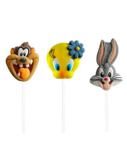 Spiedino Lecca Lecca Marshmallow Personaggi Looney Tunes 45g
