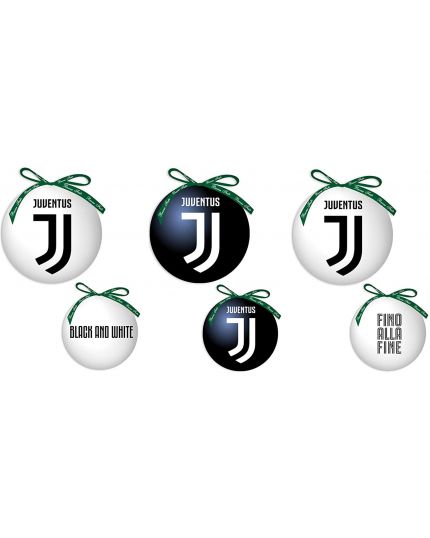 Sfere Natale d'Appendere JUVENTUS 3pz      