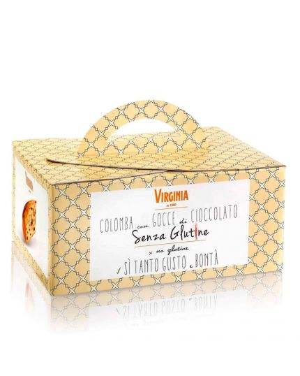 Colomba con Gocce di Cioccolato Senza Glutine Virginia 350Gr