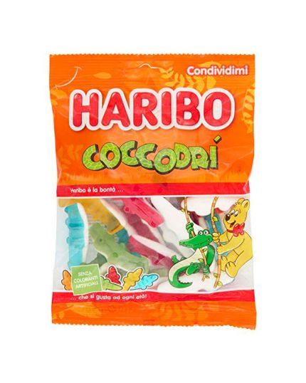 Haribo Coccodrì - Gommose gusto Frutta 175gr.                 