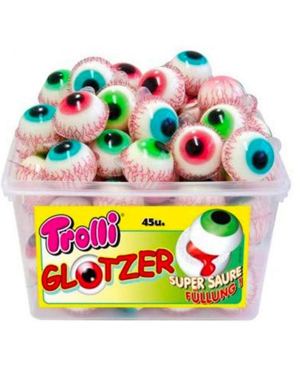 Scatola Caramelle Glotzer Occhi Trolli 45 pz