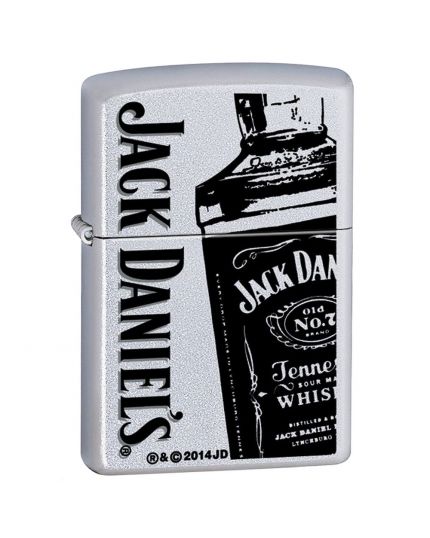 Accendino Zippo - Bottliglia Jack Daniel's Bianco e Nero 