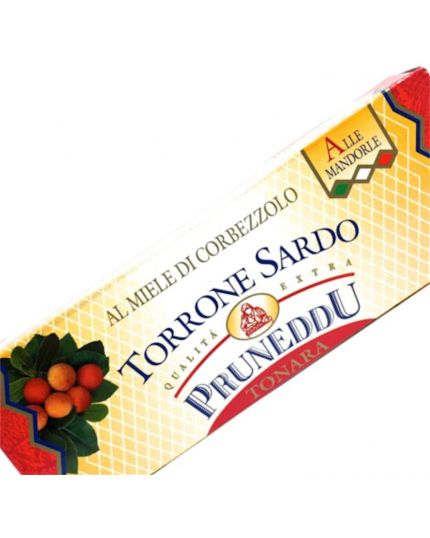 Torrone Sardo Mandrole e Miele di Corbezzolo Pruneddu 150gr