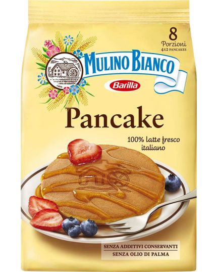 Mulino Bianco Pancake, per Colazione e Merenda - Confezione da 8 Porzioni, 280 gr