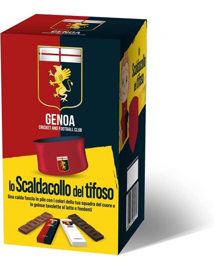 Lo Scaldacollo del Tifoso + Tavolette di Cioccolato 80gr Genoa  