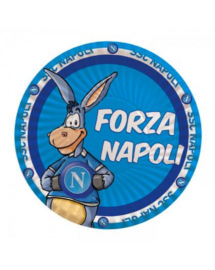 Piatti Carta Squadra Calcio Forza Napoli