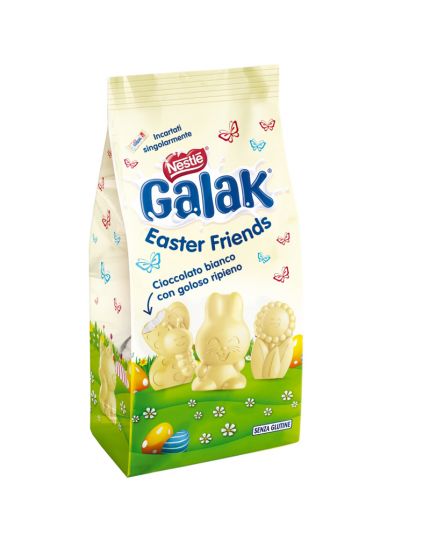 Galak Easter Friends Figure Pasquali di Cioccolato Bianco 147gr