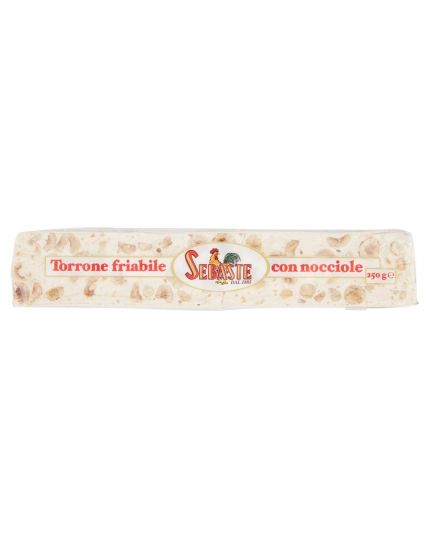 Torrone Friabile con Nocciole Sebaste 250gr 