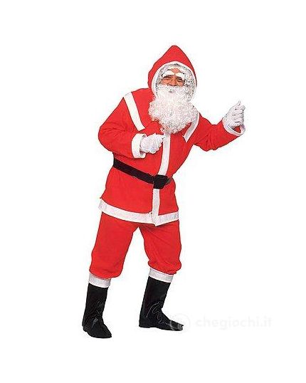 Costume Babbo Natale Lusso Tg. Unica    