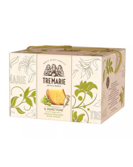 Panettone con Crema al Pistacchio in Sac à Poche Le Tre Marie 950g