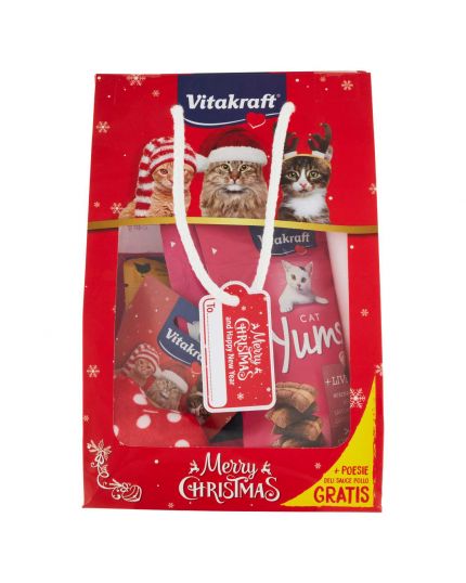 Christmas Bag Gatto Vitakraft    
