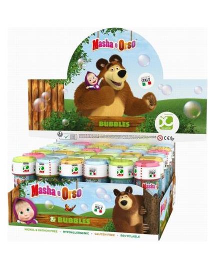 Kit Bolle di Sapone Masha e Orso 5Pz 