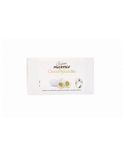 Confetti Maxtris Ciocopistacchio Bianchi 500 grammi