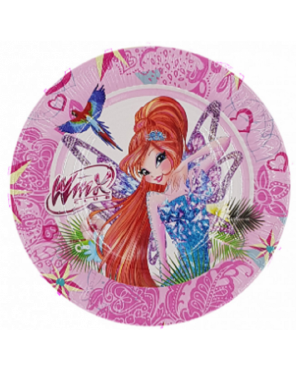 Piattini Carta Winx Club 20Cm