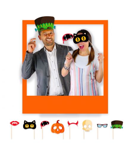 Bacchette per Selfie Photo Booth Halloween 8pz