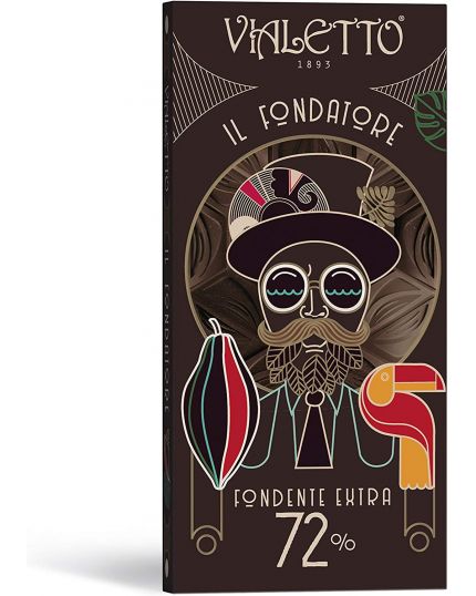 Tavoletta di Cioccolato Fondente Extra 72% La Suissa 100 Gr