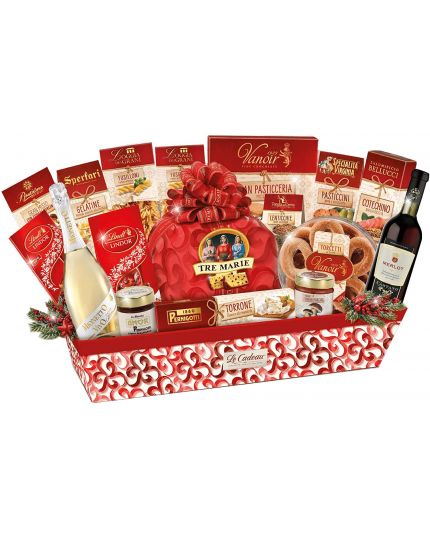 Cesto Natalizio Gran Cadeau 18 Pezzi