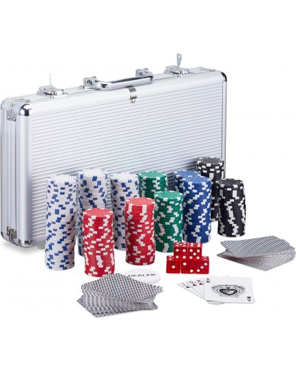 Valigetta in Alluminio Poker Set da Gioco pz.650 