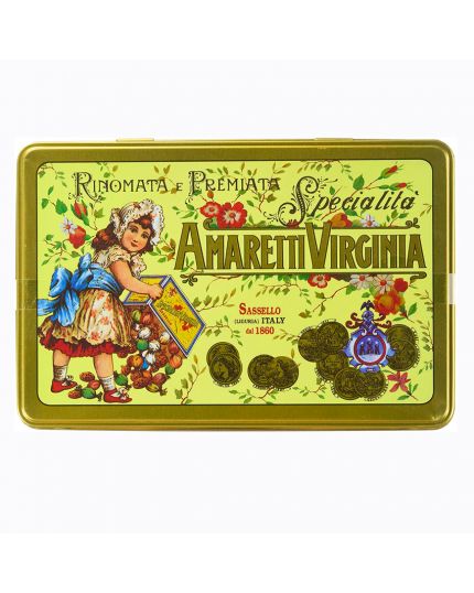 Amaretti Virginia in Elegante Latta 220gr