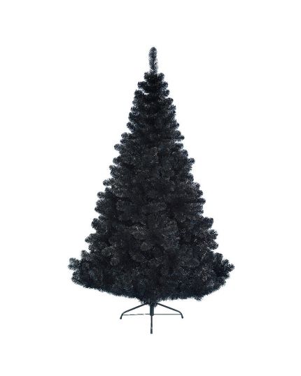 Albero Natale Pino Imperiale Color Nero Varie Dimensioni