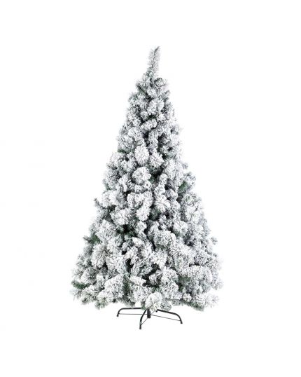 Albero Natale Pino Innevato Nero Varie Dimensioni