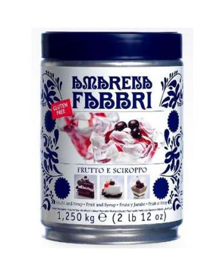 Barattolo Amarene Fabbri Frutto e Sciroppo 1,25 Kg