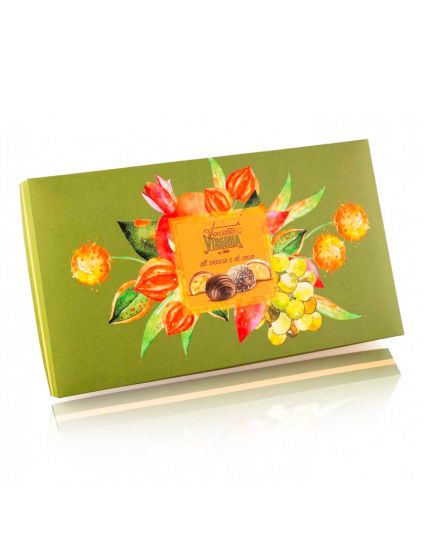 Scatola Praline Arancio e Cocco Virginia 240gr