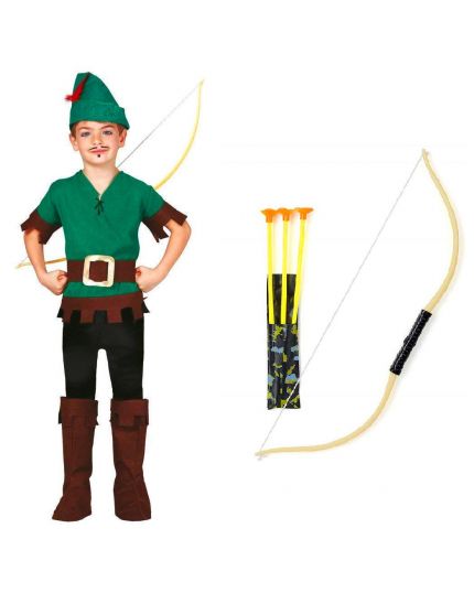 Costume Robin Hood Fuorilegge Bambino con Arco