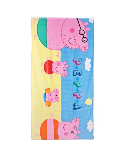 Asciugamano Telo Mare Peppa Pig 70x140cm