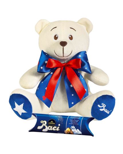 Peluche Teddy con Tubo Baci Perugina 37,5gr