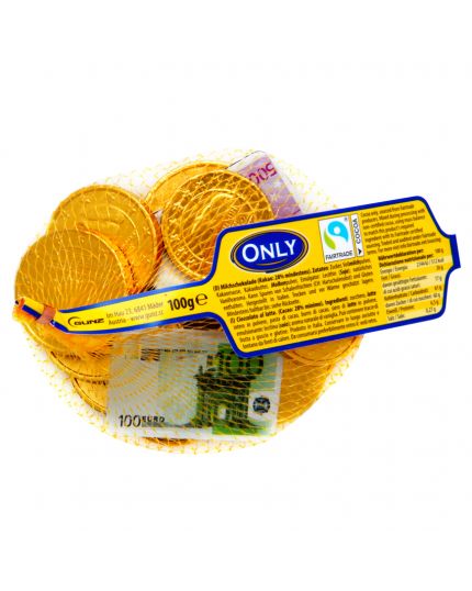 Retina Monete Cioccolato Banconote 100gr
