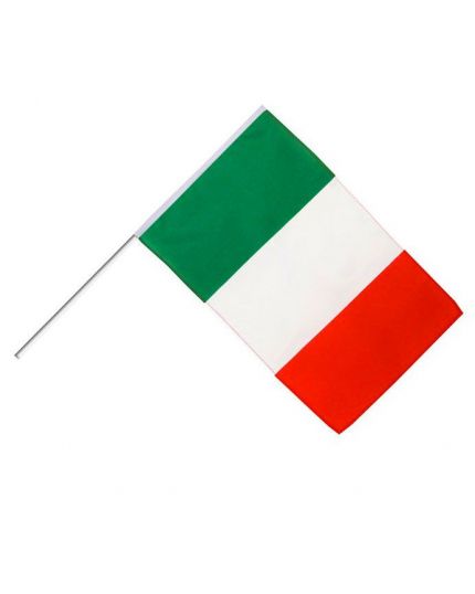 Bandiera Italia con Asta 30x40cm