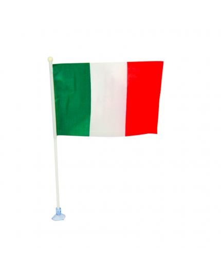 Bandierine Tricolore Italia con Ventosa