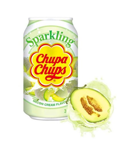 Lattina Bevanda Analcolica Chupa Chups Sparkling al Melone e Panna 345ml