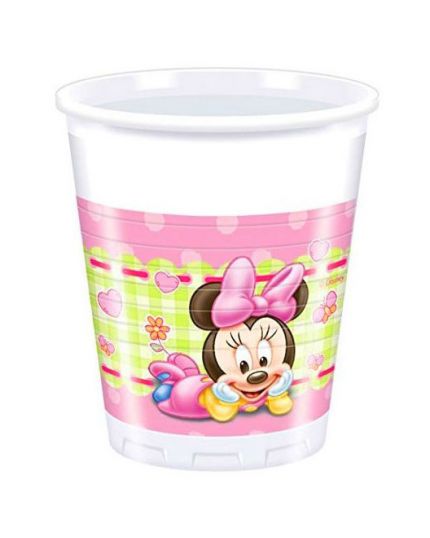 Bicchieri Plastica Baby Minnie